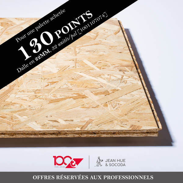 DALLE 4RL OSB3 2500X625MM 22MM