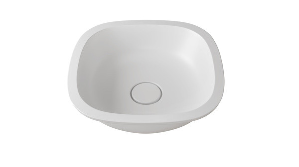 VASQUE RESINE KERROCK LUX 380 V-UN (368X368X109) KIT TROP PLEIN NON INCLUS