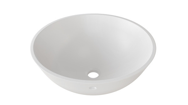 VASQUE RESINE KERROCK META-UN ARTIC WHITE 100 (390X155) KIT TROP PLEIN INCLUS