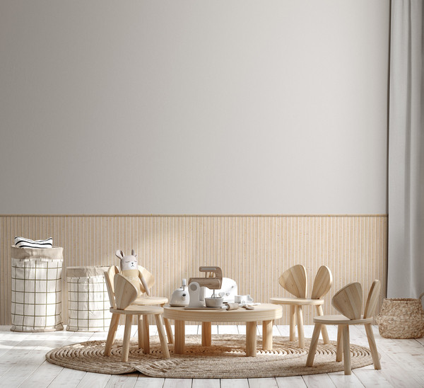 PANNEAU MURAL MAESTRO LATT CONCRETE BLOSSOM  00210 / WHITE  2770X300X20MM - COLIS DE 2 PIECES