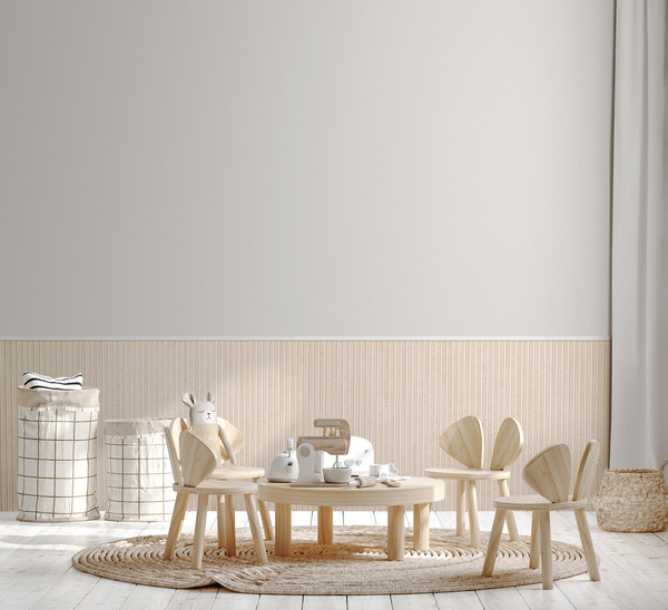 PANNEAU MURAL MAESTRO LATT CONCRETE BLOSSOM  00210 / WHITE  2770X300X20MM - COLIS DE 2 PIECES