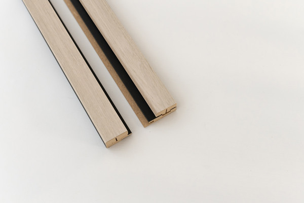KIT PROFILES DE FINITION DROIT/GAUCHE MAESTRO LATT - 00200 MATTE BLACK / VANILLA OAK 2X2770X71X20MM