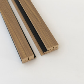 KIT PROFILES DE FINITION DROIT/GAUCHE MAESTRO LATT - 00211 MATTE BLACK / WARM WALNUT 2X2770X71X20MM