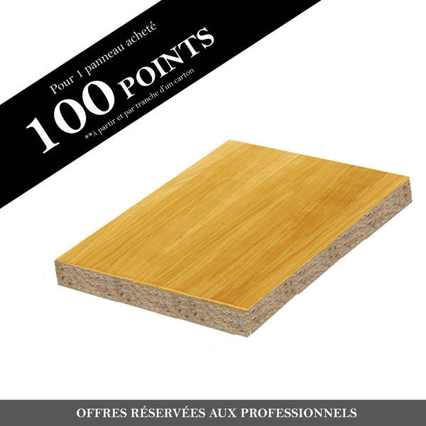 AGGLOMERE REPLAQUE CHENE QUARTIER PM BRUT A/B FACE A CHOIX CLASSIC CONTREFACE IDEM CHOIX B 2500X1240MM 19MM