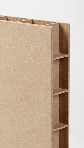 PANNEAU MDF ALVEOLAIRE LEGER GREENPANEL BRUT E-Z 2850X2100MM 50MM 40928859